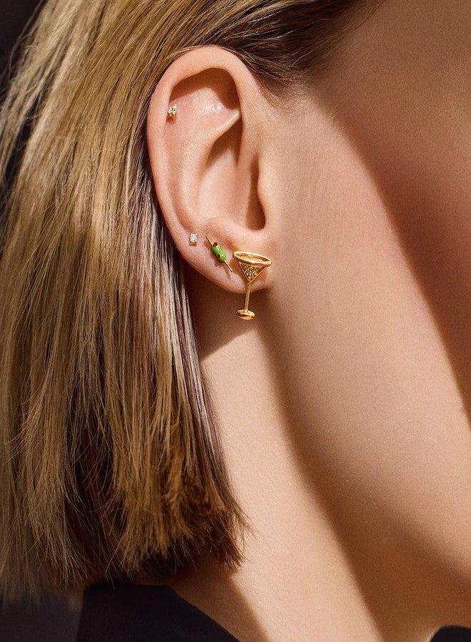 BaubleBar Happy Hour Gift Set of 4 Trendy Earrings, Novelty Jewelry - Image 5